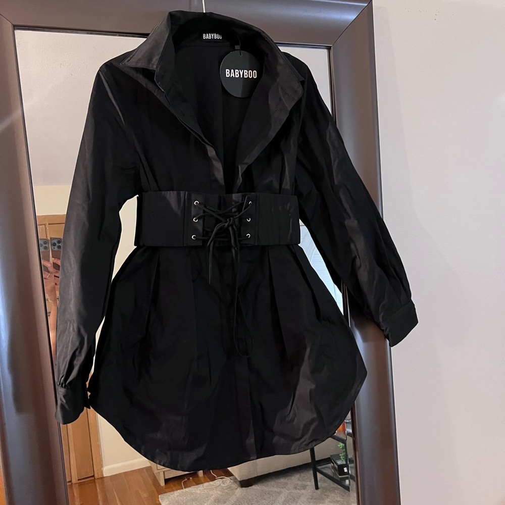 Babyboo black shirt dress